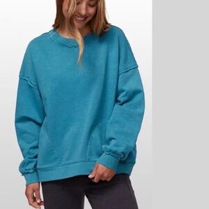 Free People Movement Blue Crewneck